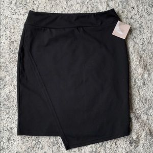 14th& union black pencil skirt